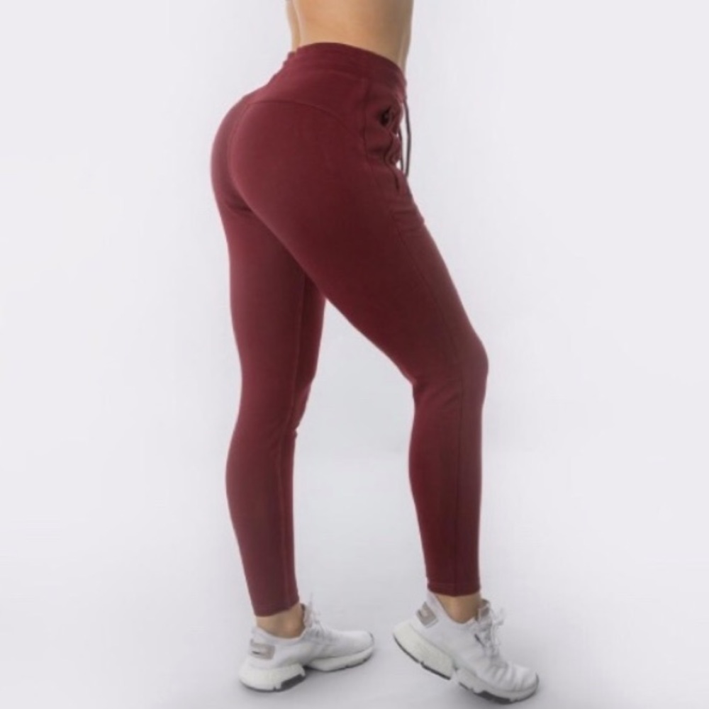 Alphalete Oxblood Red Joggers